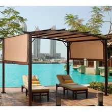 Load image into Gallery viewer, 12 x 9 ft Outdoor Pergola Gazebo Canopy Sun Shelter with Steel Frame