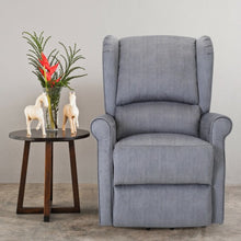 Load image into Gallery viewer, Electric Massage Vibration Power Lift Recliner Chair-Light Gray