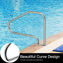 Load image into Gallery viewer, 49" Stainless Steel Mounted Swimming Pool Stair Rail