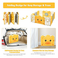 Load image into Gallery viewer, 12-Panel Foldable Baby Playpen with Sound