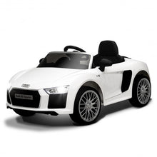 Load image into Gallery viewer, 12 V Audi R8 Spyder Licensed Electric Kids Riding Car-White