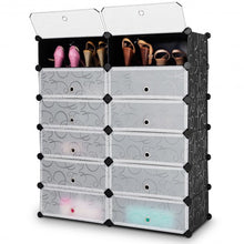 Load image into Gallery viewer, 12 Cubes Portable Shoe Rack