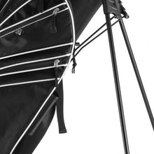 Load image into Gallery viewer, Golf Stand Cart Bag with 6-Way Divider Carry Pockets-Black