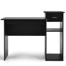 Load image into Gallery viewer, Computer Desk PC Laptop Table with Drawer and Shelf-Black