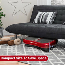Load image into Gallery viewer, Vibration Platform Fitness Machine with Remote Control and Bluetooth Loop-Red