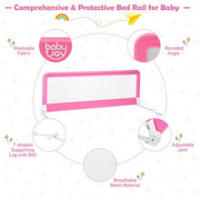 Load image into Gallery viewer, 59" Breathable Baby Children Toddlers Bed Rail Guard-Pink