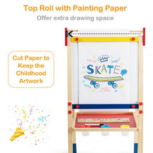 Load image into Gallery viewer, All-in-One Wooden Height Adjustable Kid's Art Easel