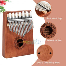 Load image into Gallery viewer, Kalimba 17 Keys Thumb Piano