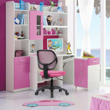 Load image into Gallery viewer, Low-back Computer Task Office Desk Chair with Swivel Casters-Pink