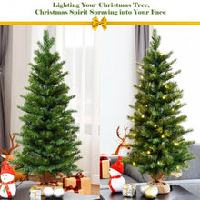 Load image into Gallery viewer, 3' Tabletop Battery Operated Christmas Tree with LED lights