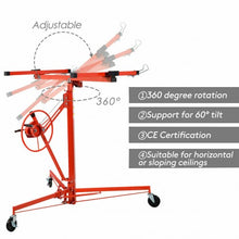 Load image into Gallery viewer, 11' Drywall Lift Panel Hoist Dry Wall Jack