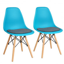 Load image into Gallery viewer, 2Pcs Dining Chair Mid Century Modern DSW Chair Furniture-Blue