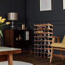 Load image into Gallery viewer, Wooden Wine Holder Bottle Rack for 40 Bottles