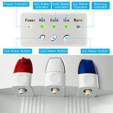 Load image into Gallery viewer, Top Loading Water Dispenser with Built-In Ice Maker Machine-White