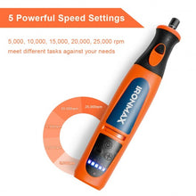 Load image into Gallery viewer, 8V Lithium-Ion Cordless Rotary Tool Kit 5 Speed with Light