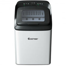 Load image into Gallery viewer, Stainless Steel Ice Maker 33Lbs/ 24Hrs Self-Clean Function with Scoop