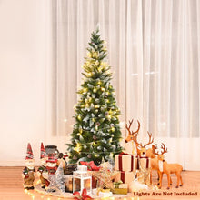 Load image into Gallery viewer, 5' / 6' / 7.5' Artificial Pencil Christmas Tree with Pine Cones-6'