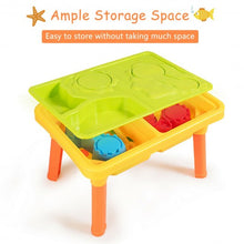 Load image into Gallery viewer, Sand and Water Play Table for Kids with Sand Castle Molds