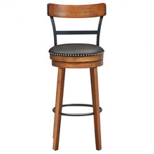Load image into Gallery viewer, Set of 2 30.5" Swivel Pub Height Dining Chair