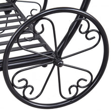 Load image into Gallery viewer, Heavy Duty Metal Flower Cart Plant Stand