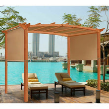 Load image into Gallery viewer, 6.7' x 17' Pergola Structure Universal Replacement Canopy Cover