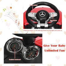 Load image into Gallery viewer, Licensed Mercedes Benz Kids Ride On Push Car-Red