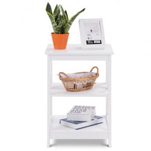 Load image into Gallery viewer, 3-Tier Living Room Display Storage Shelf Nightstand-White