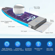 Load image into Gallery viewer, 11' Inflatable Stand Up Paddle Board Surfboard with Bag Aluminum Paddle Pump-L