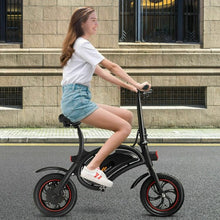 Load image into Gallery viewer, 12" 350 W Portable Folding Electric Bike with Headlight APP