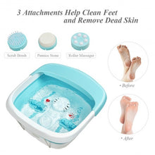 Load image into Gallery viewer, Foot Spa Bath Motorized Massager with Heat Red Light-Green