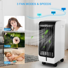 Load image into Gallery viewer, Portable Cooling Touch Pad Remote Evaporative Fan Fan