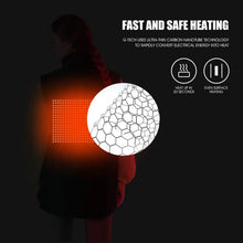 Load image into Gallery viewer, Men' & Women' Electric USB Heated Sleeveless Vest-Black-L