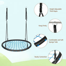 Load image into Gallery viewer, 40'' Spider Web Tree Swing Set-Blue