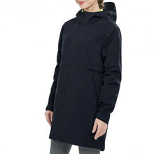Load image into Gallery viewer, Hooded Women's Wind & Waterproof Trench Rain Jacket-Navy-XL