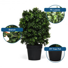 Load image into Gallery viewer, 2 pcs 24" Artificial Decoration Boxwood Topiary Ball Tree