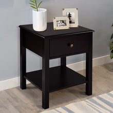 Load image into Gallery viewer, Brown Nightstand End Table