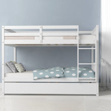 Load image into Gallery viewer, Full over Full Bunk Bed Platform Wood Bed