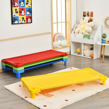 Load image into Gallery viewer, Pack of 4 Colorful Kids Stackable Naptime Cot