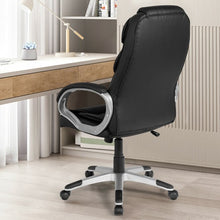 Load image into Gallery viewer, Ergonomic Office High Back Leather Adjustable Chair -Black
