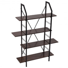 Load image into Gallery viewer, 4 Layers Wooden Storage Bookshelf Home Office Furniture