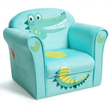 Load image into Gallery viewer, Kids Crocodile Armrest Upholstered Couch