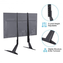Load image into Gallery viewer, Universal Table Top TV Stand Base for 37" - 65" Flat-Screen TVs