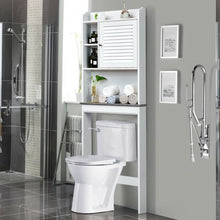 Load image into Gallery viewer, Bathroom Over-the-toilet Space Saver with Adjustable Shelves