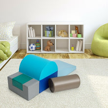Load image into Gallery viewer, 6 Piece Climb Crawl Play Set Indoor Kids Toddler