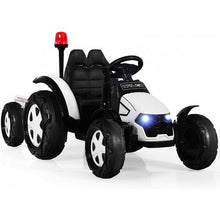 Load image into Gallery viewer, 2 in 1 Electric 12V Kids Ride on Car Tractor w/Remote Control LED Light Horn-WH