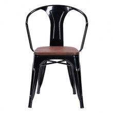Load image into Gallery viewer, Set of 2 Tolix Style Armchair-Black