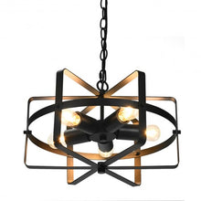 Load image into Gallery viewer, 5-Light Metal Drum Shape Industrial Pendant Light