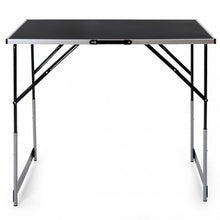 Load image into Gallery viewer, 3 pcs Folding Height Adjustable Camping Picnic Table Set