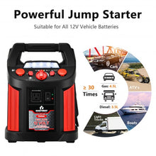 Load image into Gallery viewer, Jump Starter Air Compressor Power Bank Charger with LED Light and DC Outlet