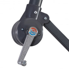 Load image into Gallery viewer, Hanging Umbrella Patio Sun Shade Offset Outdoor Market W/T Cross Base-Burgundy